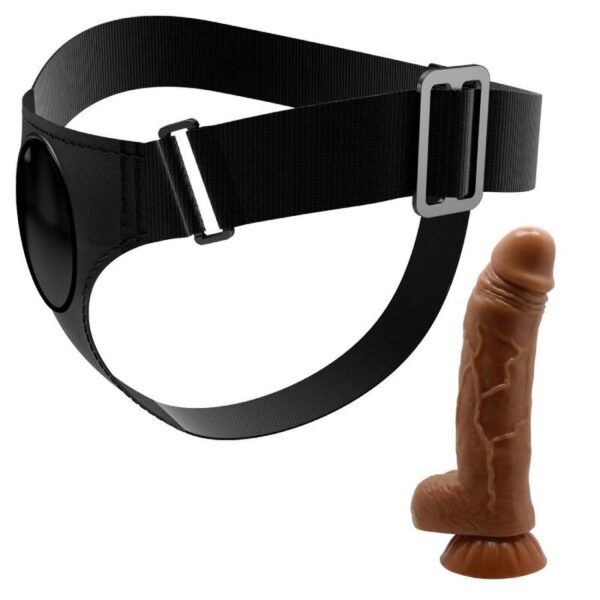 PRETTY LOVE - HARNESS BRIEFS ARNÉS UNIVERSAL CON DILDO MICHEAL 20 CM NEGRO - Imagen 5