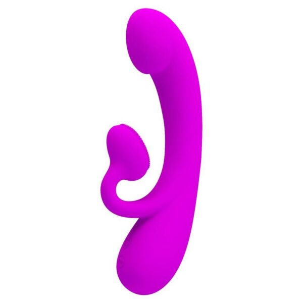 PRETTY LOVE - SINCERE VIBRADOR Y SUCCIONADOR DE CLITORIS SILICONA MORADO - Imagen 2