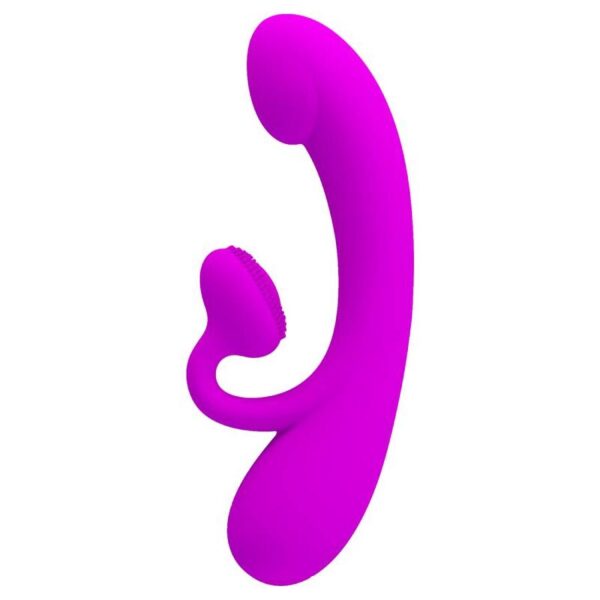 PRETTY LOVE - SINCERE VIBRADOR Y SUCCIONADOR DE CLITORIS SILICONA MORADO - Imagen 4