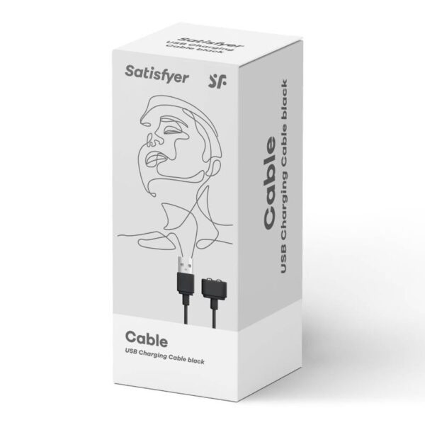 SATISFYER CABLE USB CARGADOR - NEGRO - Imagen 5