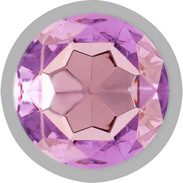 INTENSE - PLUG ANAL METAL ALUMINIO CON CRISTAL VIOLETA TALLA L - Imagen 3