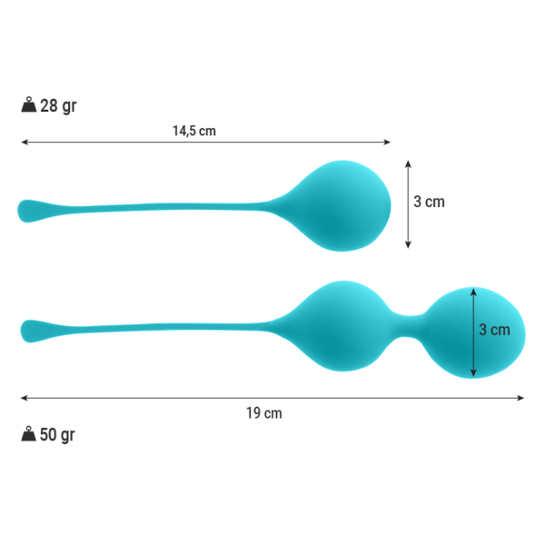 INTENSE - BOLAS KEGEL PACK KENDALL AZUL - Imagen 3