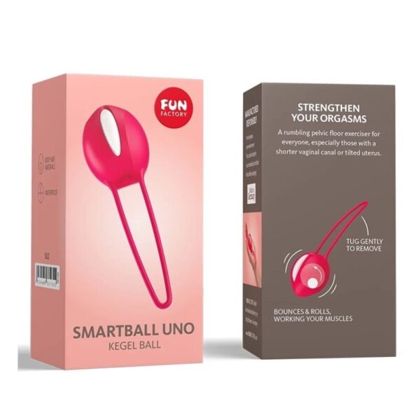 FUN FACTORY - SMARTBALL UNO BLANCO/ROJO INDIA - Imagen 2