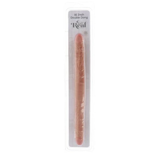 GET REAL - DOBLE DONG 40 CM NATURAL - Imagen 4