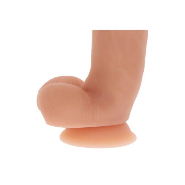GET REAL - DILDO SILICONA 18 CM CON TESTICULOS NATURAL - Imagen 3