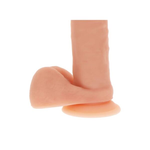 GET REAL - DILDO SILICONA 20,5 CM CON TESTICULOS NATURAL - Imagen 3