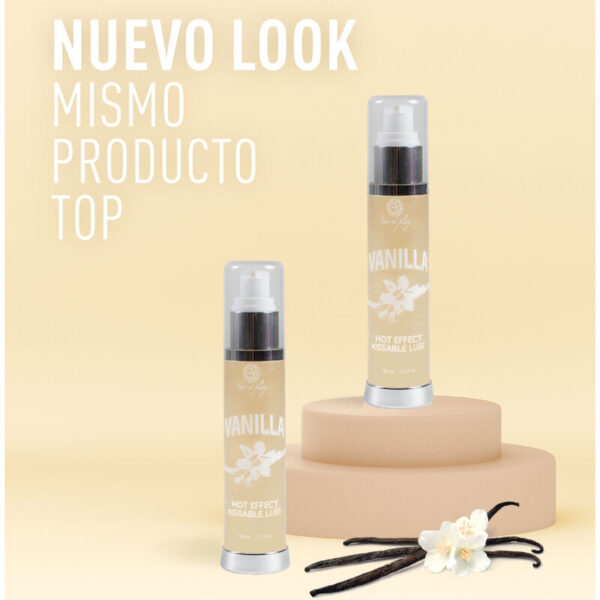 SECRETPLAY LUBRICANTE 2-1 EFECTO CALOR VAINILLA 50ML - Imagen 4