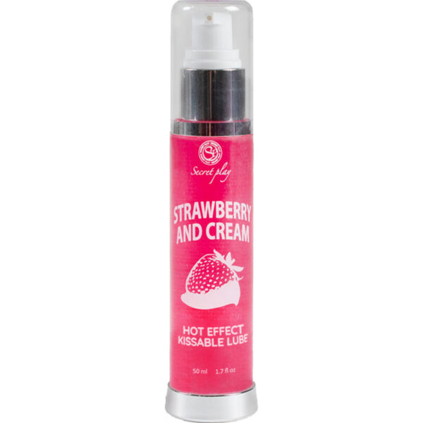SECRETPLAY LUBRICANTE 2-1 EFECTO CALOR FRESANATA 50ML - Imagen 2