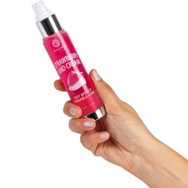 SECRETPLAY LUBRICANTE 2-1 EFECTO CALOR FRESANATA 50ML - Imagen 3