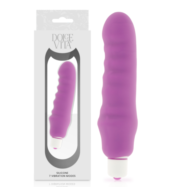 DOLCE VITA  GENIUS VIBRADOR SILICONA LILA