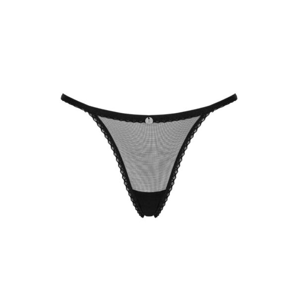 OBSESSIVE - CELIA NOIR TANGA XS/S - Imagen 5