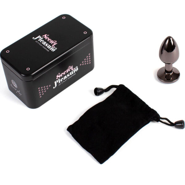 SECRET PLAY - GUNMETAL BUTT PLUG TALLA S 7 CM - Imagen 4