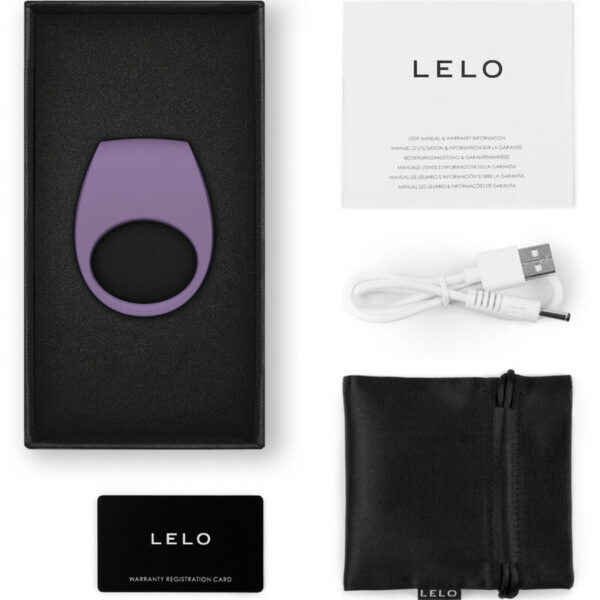 LELO - TOR 3 ANILLO VIBRADOR VIOLETA - Imagen 3