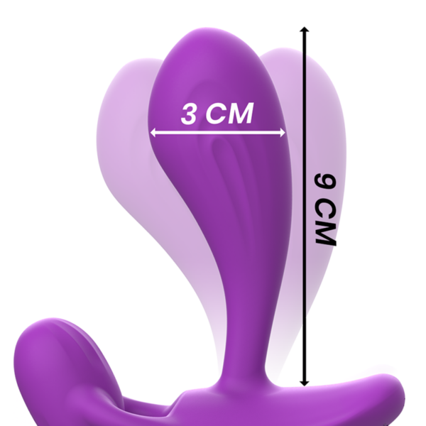INTENSE - SHELLY PLUG ANAL CONTROL REMOTO MORADO - Imagen 4
