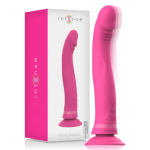 INTENSE - MICHELANGELO DILDO VIBRADOR SILICONA ROSA