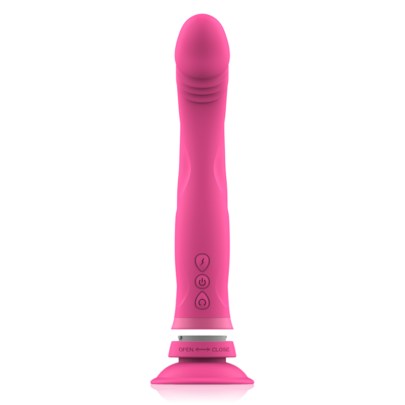 INTENSE - MICHELANGELO DILDO VIBRADOR SILICONA ROSA - Imagen 3
