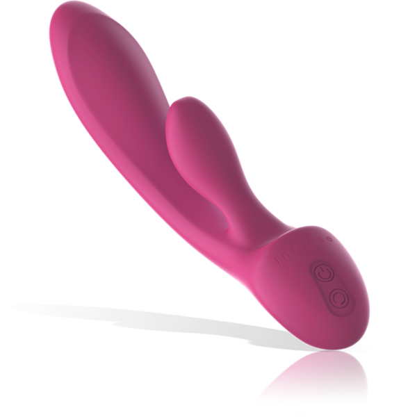 INTENSE - LUIGI VIBRADOR RABBIT SILICONA LIQUIDA ROSA - Imagen 4