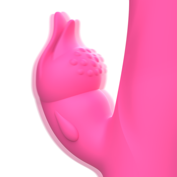 INTENSE - JULIO VIBRADOR RABBIT SILICONA ROSA - Imagen 4