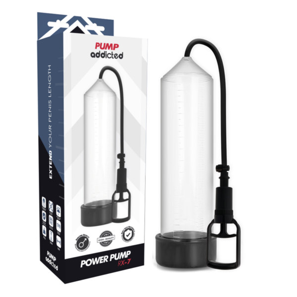 PUMP ADDICTED - BOMBA ERECCIÓN RX7 TRANSPARENTE