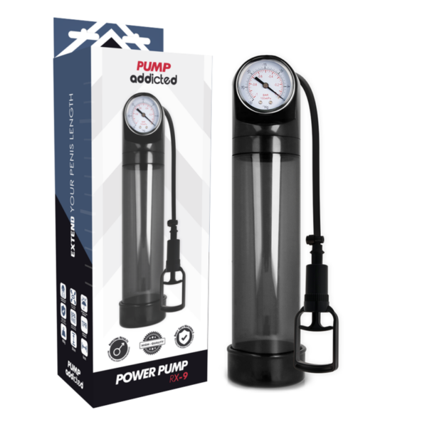 PUMP ADDICTED - BOMBA ERECCIÓN RX9 TRANSPARENTE