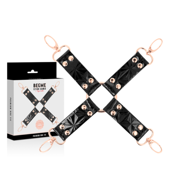 BEGME BLACK EDITION HOG TIE CUERO VEGANO - Imagen 2