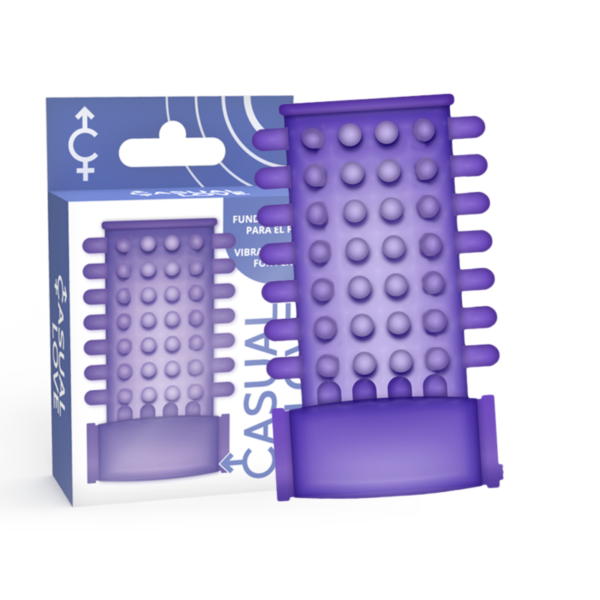 CASUAL RING FUNDA PENE VIBRADOR LILA - Imagen 2