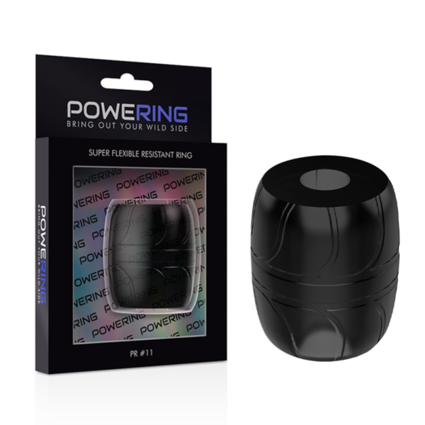 POWERING SUPER FLEXIBLE Y RESISTENTE ANILLO PENE 5 CM PR11 NEGRO - Imagen 4