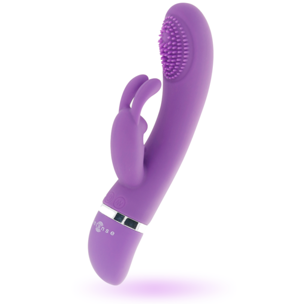 INTENSE SUSY VIBRADOR OSCILANTE SILICON RABBIT LILA - Imagen 2