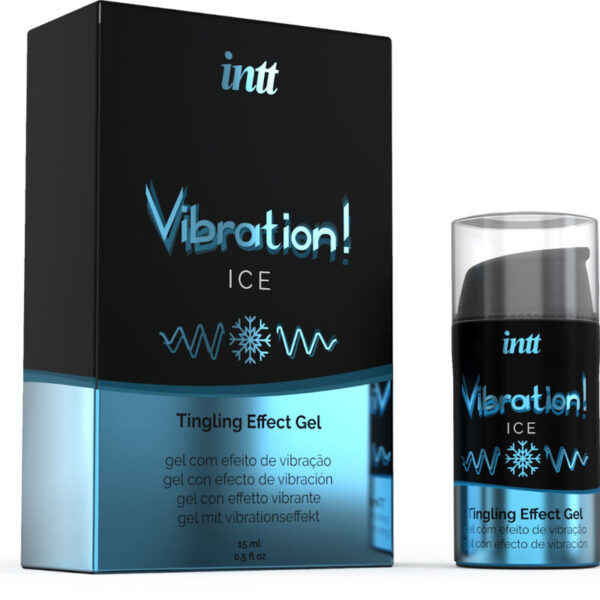 INTT - POTENTE ESTIMULANTE  ÍNTIMO GEL VIBRADOR EFECTO FRÍO 15ML - Imagen 2