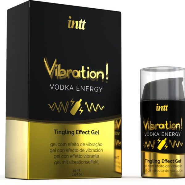 INTT - POTENTE ESTIMULANTE  ÍNTIMO GEL VIBRADOR LIQUIDO VODKA 15ML - Imagen 2