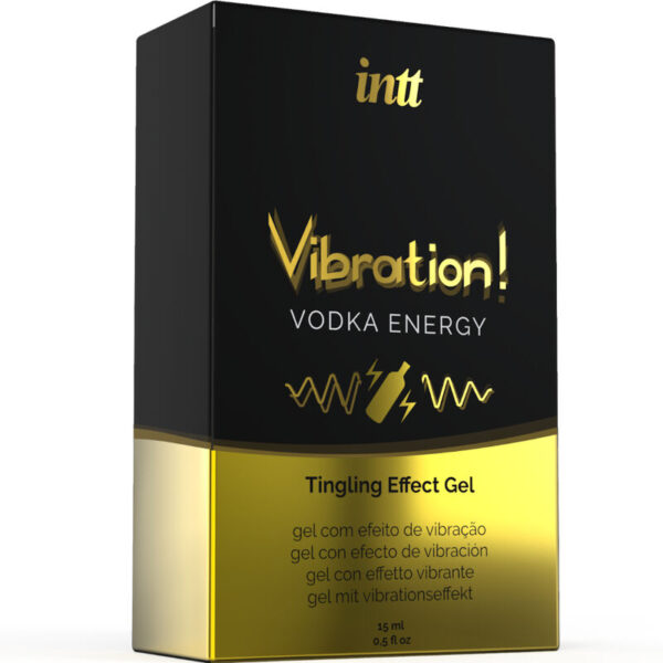 INTT - POTENTE ESTIMULANTE  ÍNTIMO GEL VIBRADOR LIQUIDO VODKA 15ML - Imagen 3