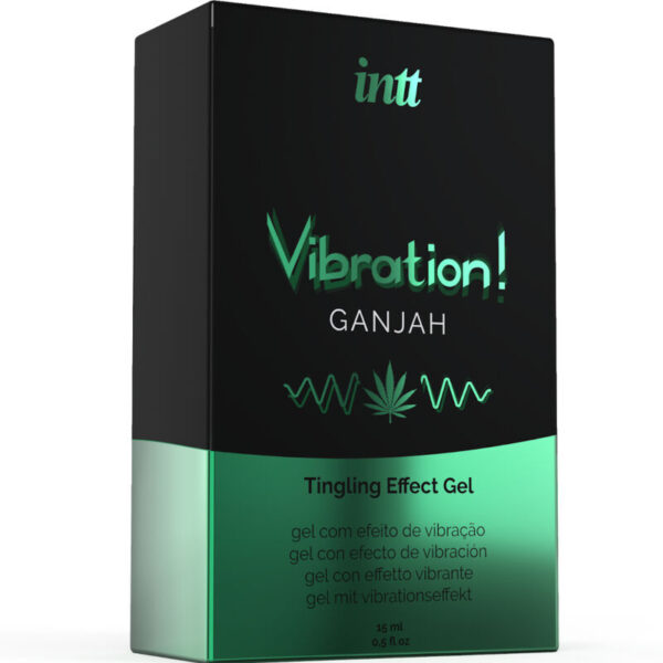 INTT - POTENTE ESTIMULANTE  ÍNTIMO GEL VIBRADOR LIQUIDO CANNABIS 15ML - Imagen 3