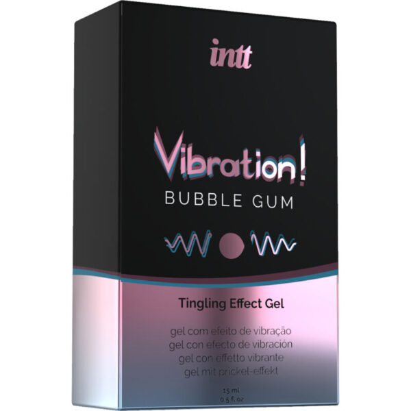 INTT - POTENTE ESTIMULANTE  ÍNTIMO GEL VIBRADOR LIQUIDO CHICLE 15ML - Imagen 3
