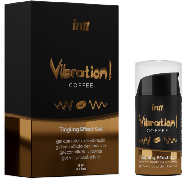 INTT - POTENTE ESTIMULANTE  ÍNTIMO GEL VIBRADOR LIQUIDO CAFÉ 15ML - Imagen 2