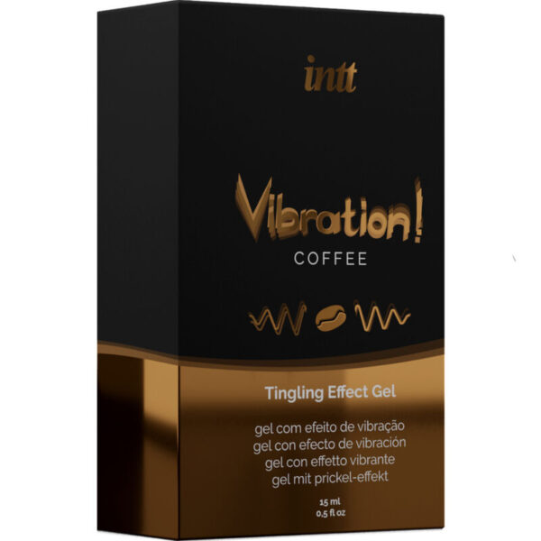 INTT - POTENTE ESTIMULANTE  ÍNTIMO GEL VIBRADOR LIQUIDO CAFÉ 15ML - Imagen 3