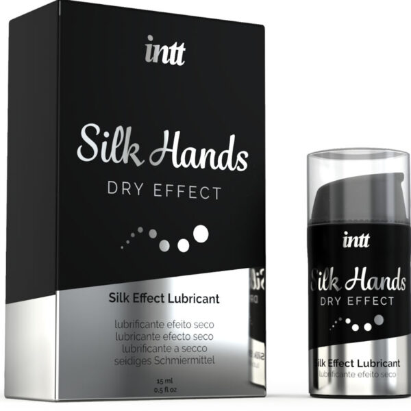 INTT - SILK HANDS LUBRICANTE FORMULA CONCENTRADA DE SILICONA 15ML - Imagen 2