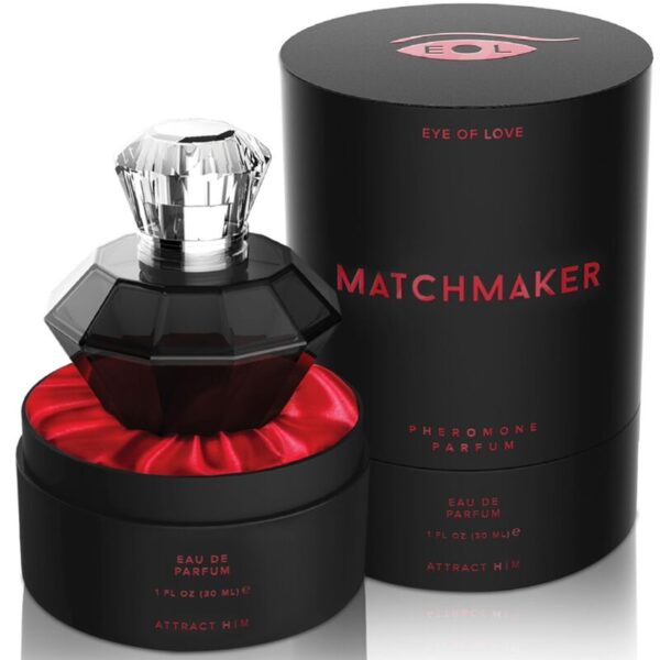 EYE OF LOVE - MATCHMAKER BLACK DIAMOND PERFUME FEROMONAS PARA ELLA 30ML - Imagen 2