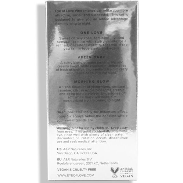 EYE OF LOVE - EOL PHR PERFUME 10ML SET/3 - MORNING GLOW, ONE LOVE, AFTER DARK - Imagen 3