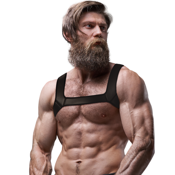 FETISH SUBMISSIVE ATTITUDE - ARNÉS NEOPRENO PECHO HOMBRE TALLA L - Imagen 4