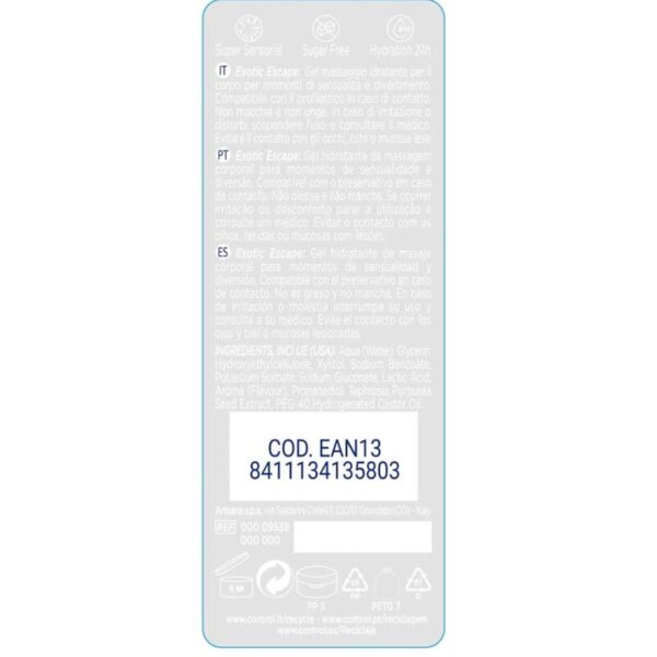 CONTROL 2-1 MASSAGE   PLEASURE EXOTIC 200ML - Imagen 2