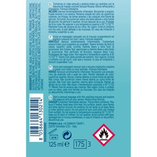 CONTROL CREMA MASAJE MOUSSE SENSUAL WAVE 125 ML - Imagen 2