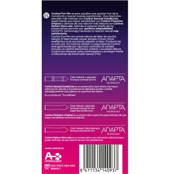 CONTROL FEEL FUN MIX  6 UDS - Imagen 2