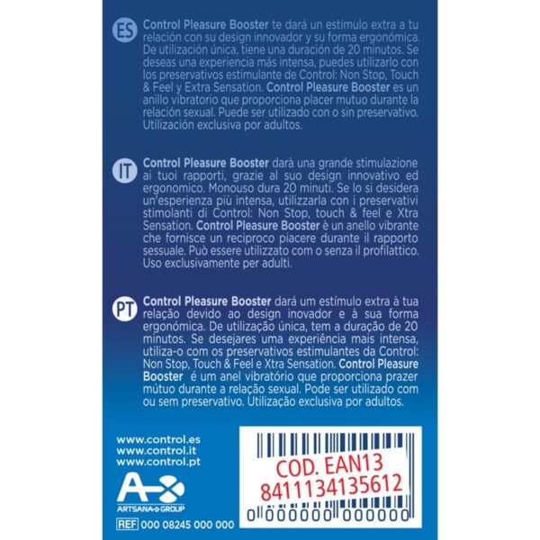 CONTROL ANILLO VIBRADOR PLEASURE BOOSTER - Imagen 3