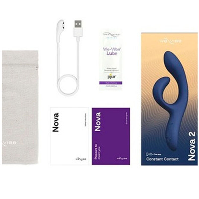 WE-VIBE - NOVA 3 VIBRADOR RABBIT AZUL MEDIANOCHE - Imagen 5