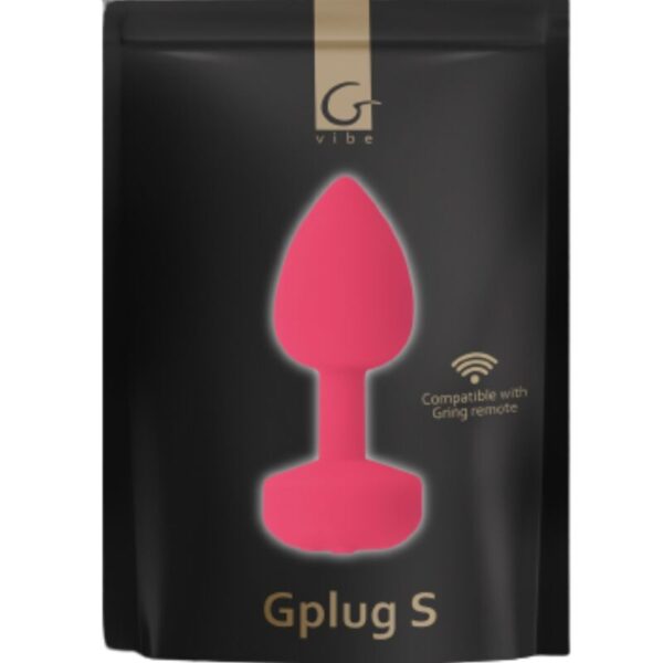 FUNTOYS GPLUG ANAL VIBRADOR RECARGABLE PEQUEÑO ROSA NEON 3CM - Imagen 5
