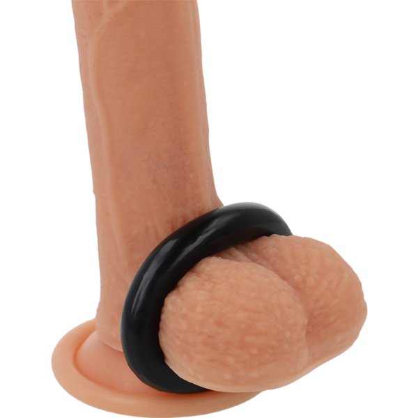 POWERING SUPER FLEXIBLE Y RESISTENTE ANILLO PENE  4.8CM PR05 NEGRO - Imagen 2