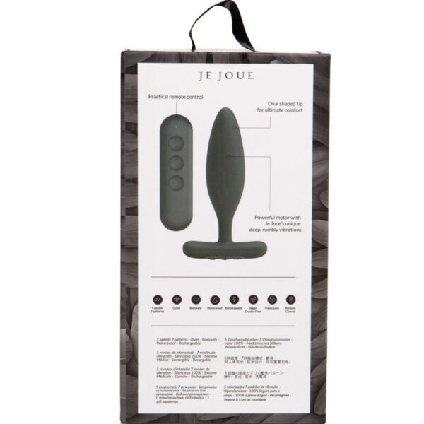 JE JOUE - VESTA PLUG ANAL VIBRADOR NEGRO - Imagen 5