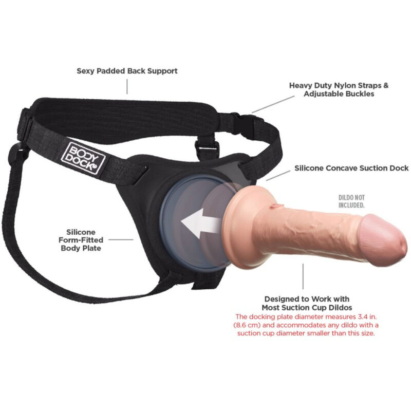PIPEDREAM - BODY DOCK ELITE HARNESS - Imagen 5