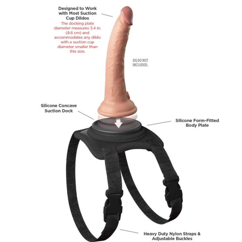 PIPEDREAM - BODY DOCK LAP STRAP HARNESS - Imagen 5