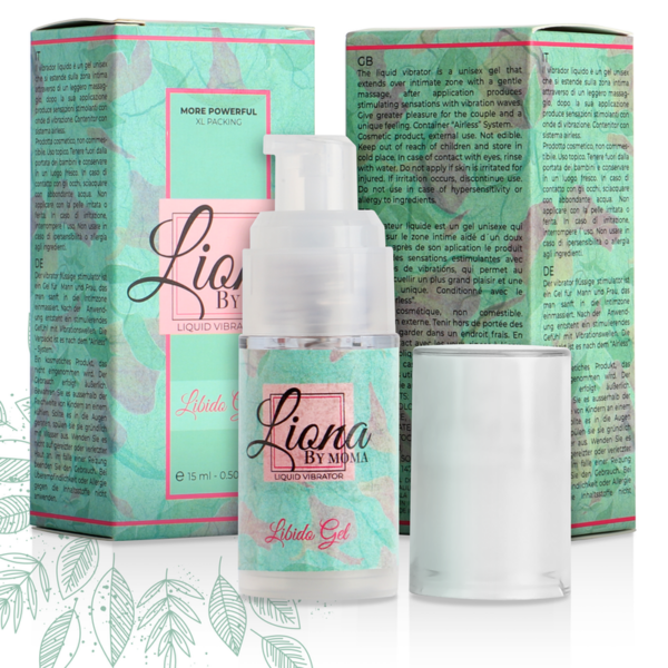 LIONA BY MOMA VIBRADOR LIQUIDO LIBIDO GEL 15 ML - Imagen 3